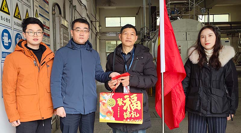 春節(jié)慰問送溫暖，歲寒情深暖人心